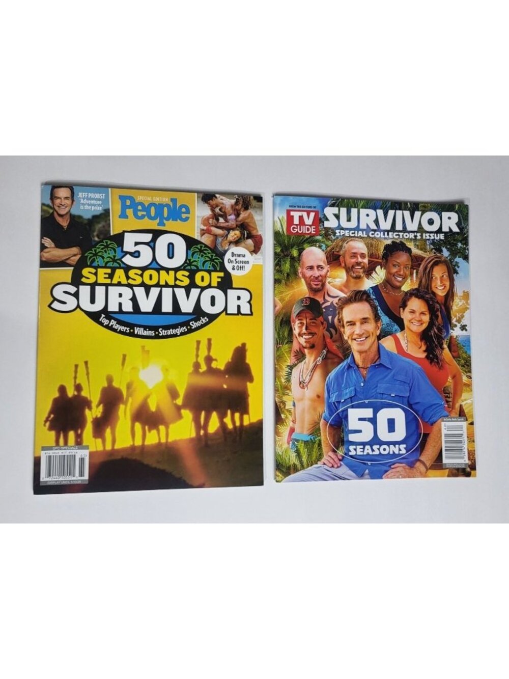 Survivor 50 Seasons Special Collectors Issues People & TV Guide Magazines